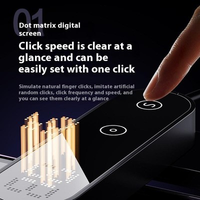 Screen Auto Clicker Simulated Finger Clicking For TikTok Smart Phone App Vid _r1