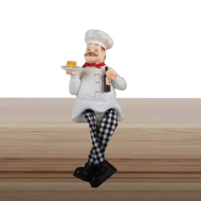 Chef Kitchen Décor Shelf Sitters with Long Legs | eBay