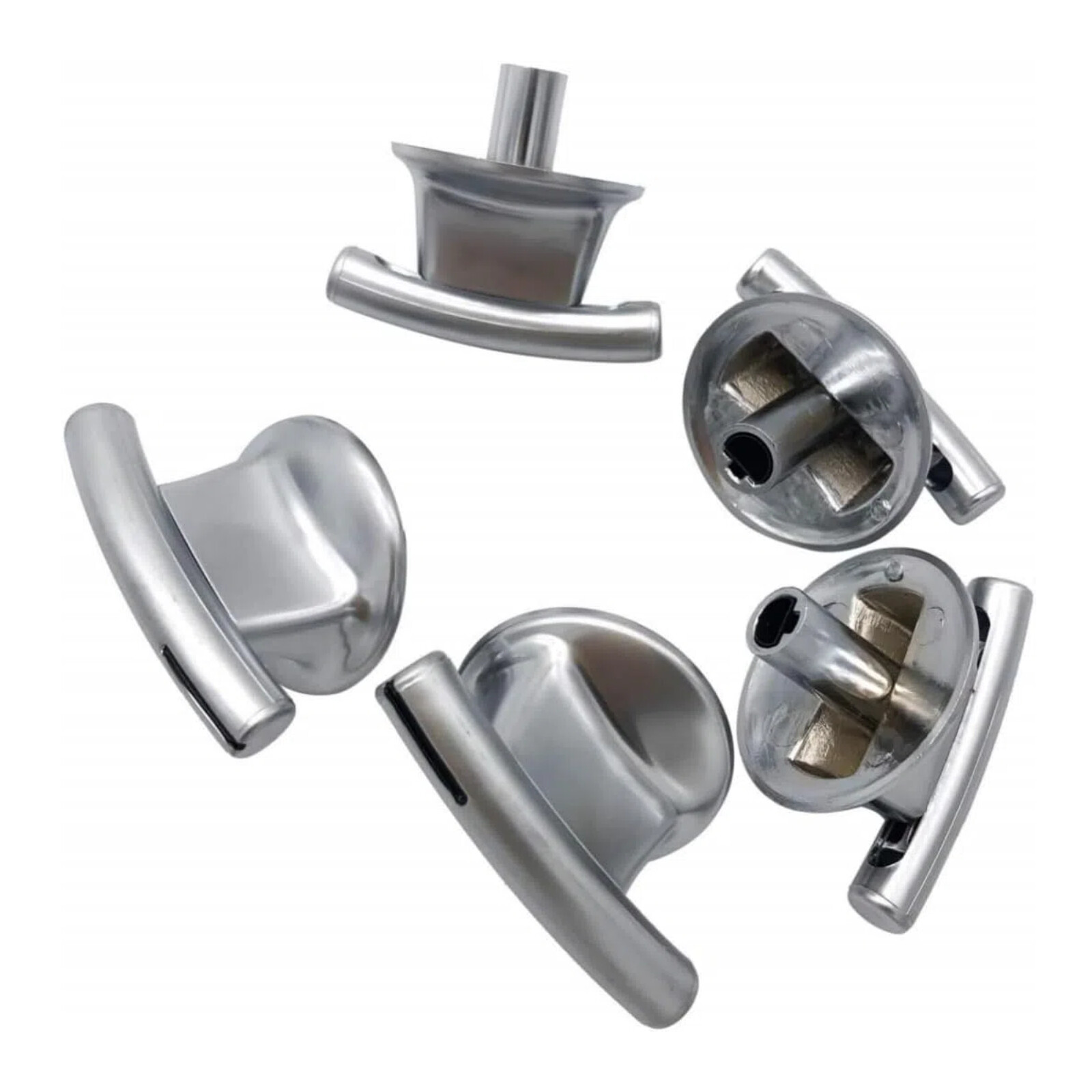 5Pack 74007918 ER74007918 Cooktop Stove Burner Knob for KitchenAid Whirlpool