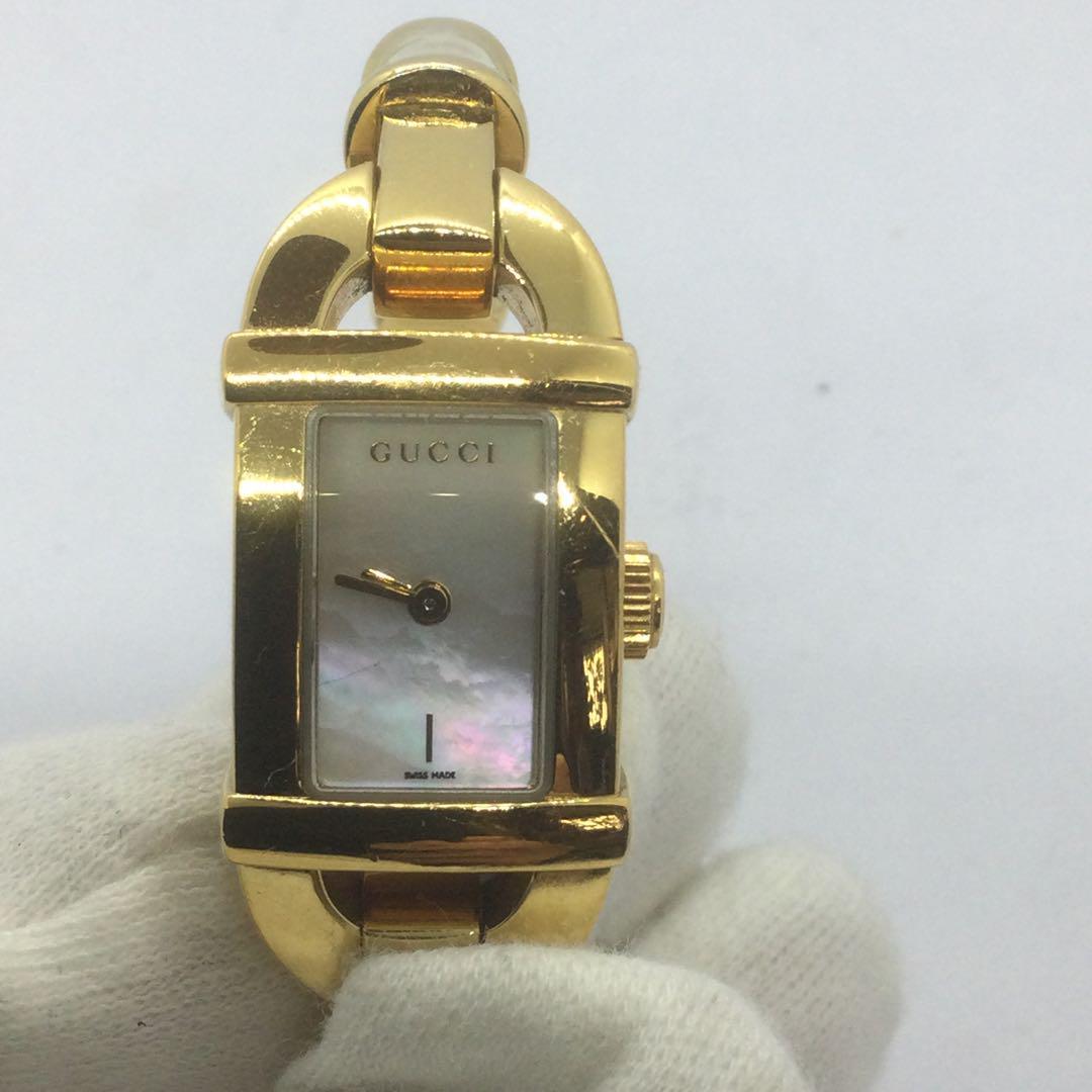 GUCCI 6800L Yellow GOLD Shell Dial Watch Women's Watch From GUCCI 6800L Yellow GOLD Shell Dial Watch Women's Watch From