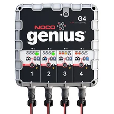 NOCO G4 UltraSafe 4.4A 4 Bank UltraSafe Battery Charger/Maintainer for 6V & 12V