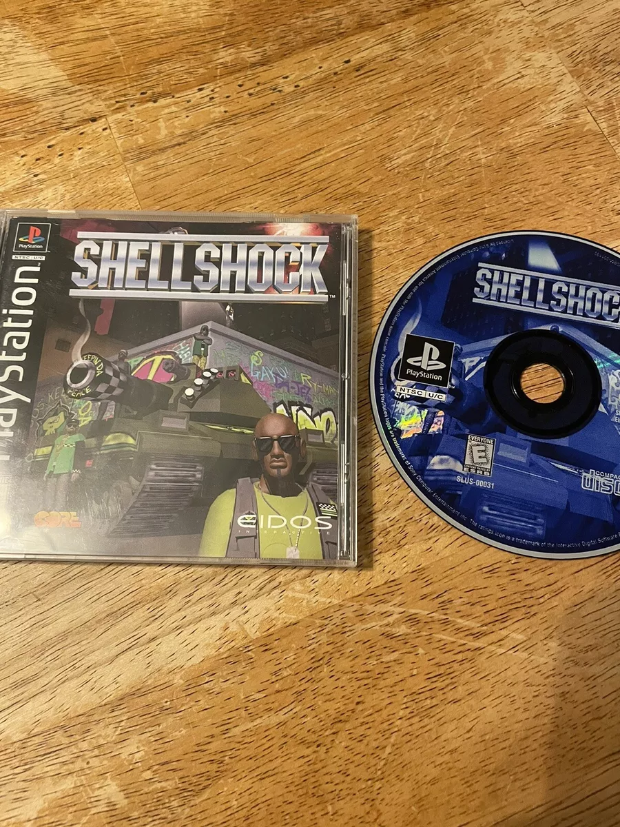 Shellshock PS1 Playstation 1 Eidos Shell SHOCK Game