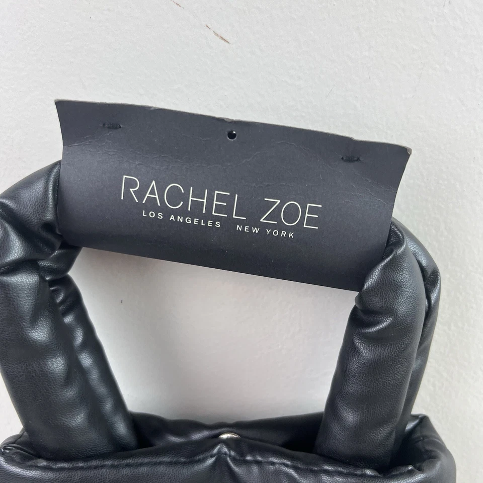 Bolso de Mano Rachel Zoe Negro Acolchado Mini Puffer Nuevo con Etiquetas Foto 2 de 4