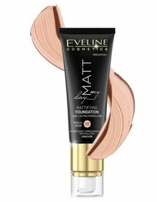 Eveline Matt My Day Mattifying Foundation 12h Long Lasting Formula 40ml