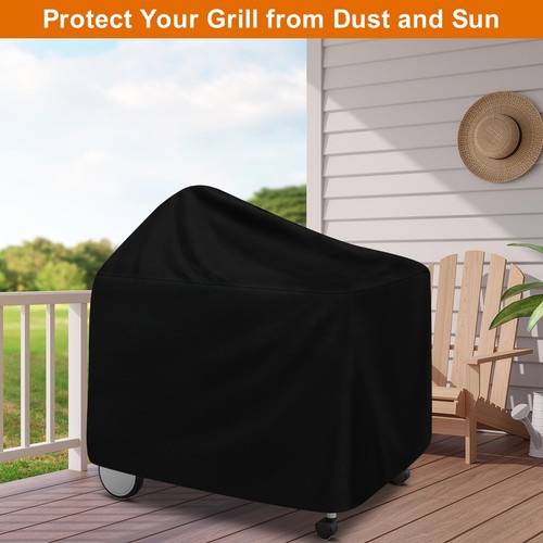 Weber Performer Deluxe 22 Inch Grill Cover Heavy-Duty Waterproof BBQ Cover - Picture 6 of 7
