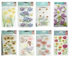 FLOWERS Flower Floral PICK Orchid Daisy Sunflower Daffodil Pink Jolee's stickers