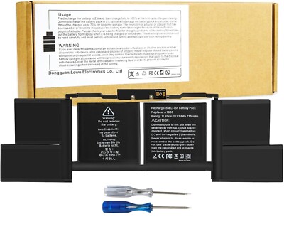 A1953 A1990 Battery for Apple MacBook Pro 15'' Inch Mid 2018 2019 EMC 3215 3359
