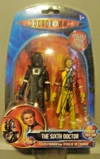 Doctor Who Sixth Doctor w/ Stealth Cyberman Signed Autograph Colin Baker BNIP