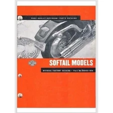 2002 Harley Davidson All Softail Parts Catalog 199 pages