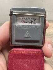 Vintage Tower Movie Meter Light With Case Made in Japan