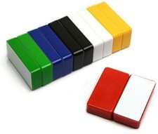 12 Count Multi-Color Magnetic Whiteboard Magnets - Can Hold up to 37 Pages on St