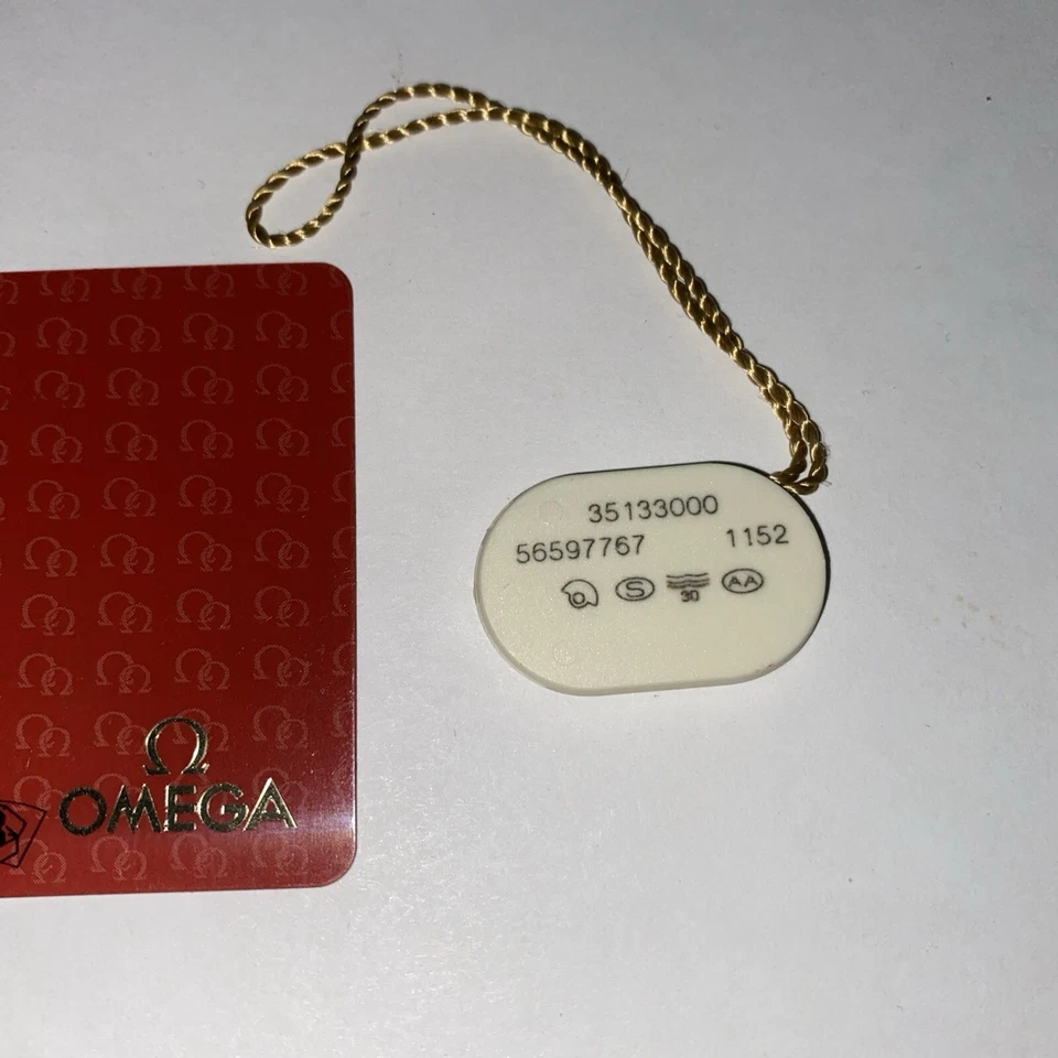 Reloj Pulsera Omega Speedmaster Cal 1151 Vintage Raro Tarjeta Pictogramas + Etiqueta Omega Foto 3 de 4