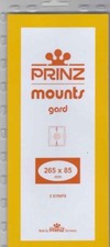 Prinz/Scott Black Stamp Mount Strip 265x85 mm For US Booklets Large Plane Blocks