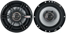Pair Crunch CS653 6.5" Car Audio 3-Way Speakers 300 Watts Max 6 1/2" Inch