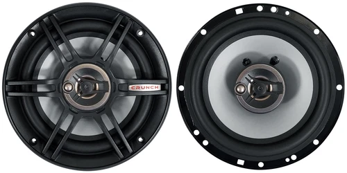 Pair Crunch CS653 6.5" Car Audio 3-Way Speakers 300 Watts Max 6 1/2" Inch
