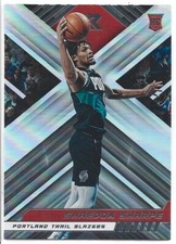 Shaedon Sharpe 2022-23 Panini Chronicles XR Base Prizm Rookie Card BLAZERS