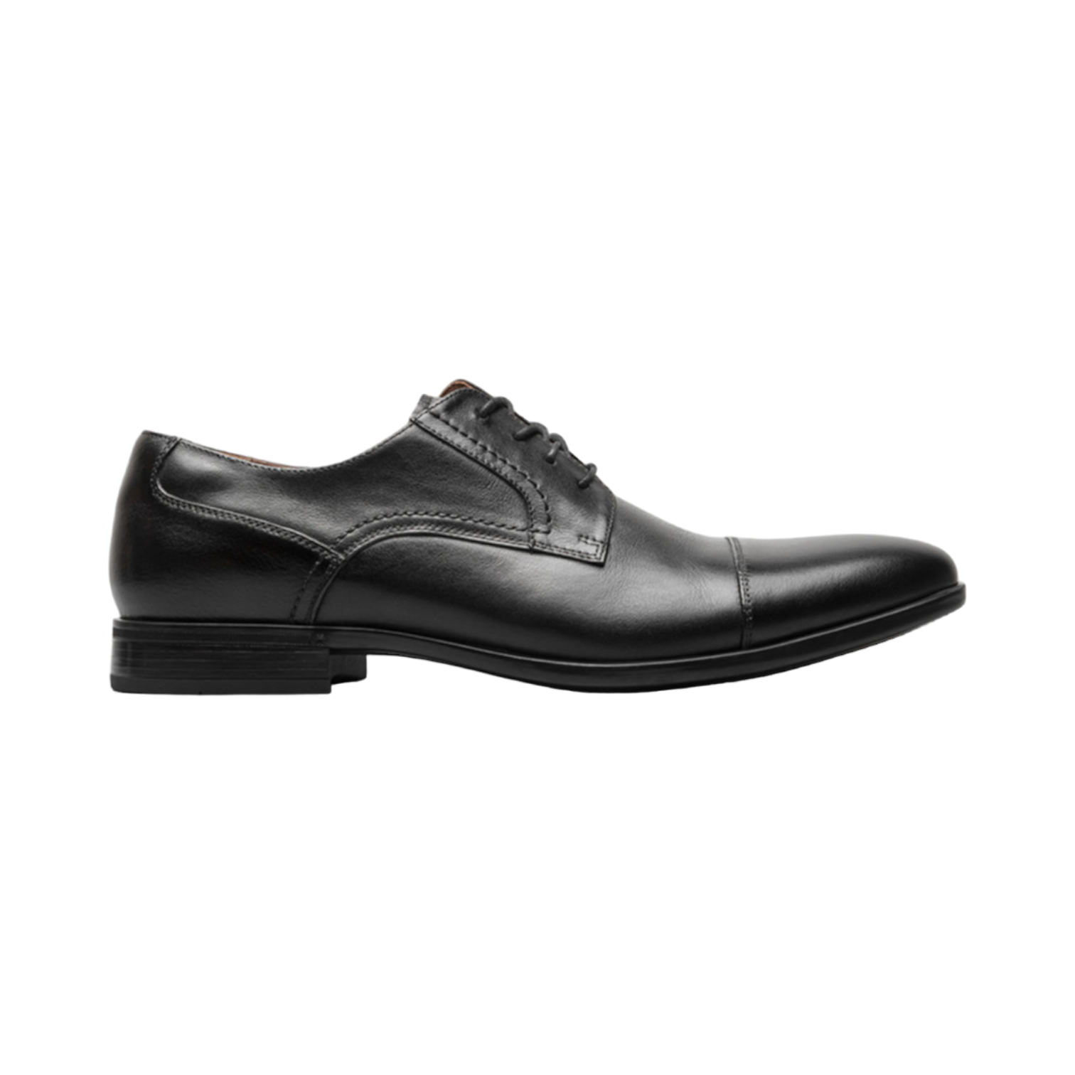 SAOLA Oxford uomo Florsheim Zaffiro punta a cappuccio pelle nera taglia 13 M US [15204 001]