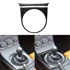Cubierta del marco del panel de cambio de marchas de fibra de carbono 2 piezas para Nissan 350Z 2003-2009