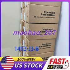 New Sealed 1492-J3-B Terminal Block Blue 25A 600V Allen Bradley  Free Shipping