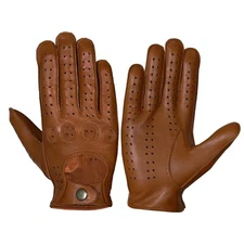 Biker leather gloves, driving gloves, Chauffeur Gloves, Sheep leather,tan Gloves