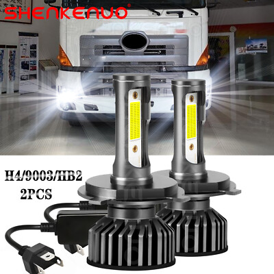 H4 LED Headlight Lamp Bulbs High/Low Dual Beam for Hino 145 165 185 258 268 338