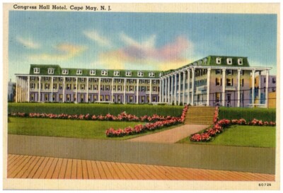 Vintage Postcard 1930-1945 Congress Hall, Cape May, New Jersey (NJ)