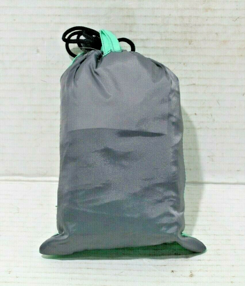 New! Equip Hammock One Person Portable Mint/Gray Solid #97715 Nylon