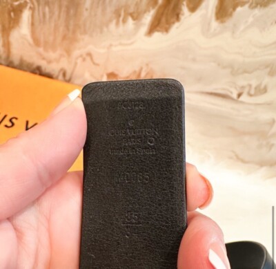 Rare Louis Vuitton Iconic Studded Black Leather LV Womens Belt Sz 85/34 M s-l1200.jpg main image 3