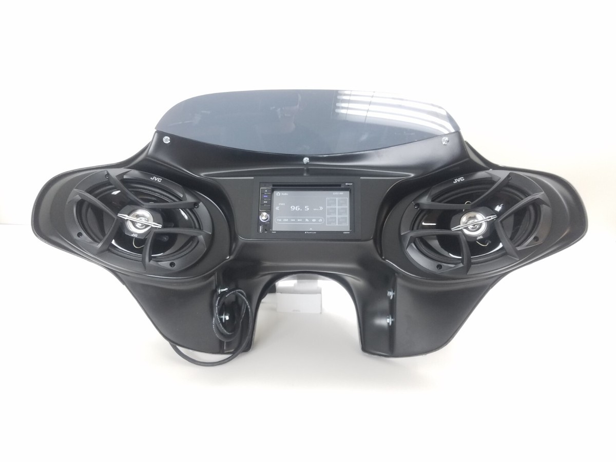 Honda Vtx 1300/1800 Classic Fairing 6x9 Speakers Double Din Radio