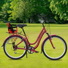 Safety Child Baby Kids Bike Bicycle Cycle Rear Seat Chair Carrier With Handrail