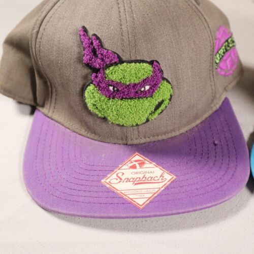 TMNT Nickelodeon Snapback Hats Lot Leonardo, Donatello, Raphael and Michelangelo - Picture 4 of 13