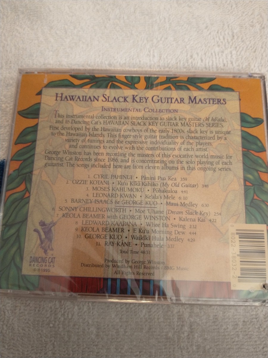 Hawaiian Slack Key Guitar Masters by Various Artists (CD, May-1995