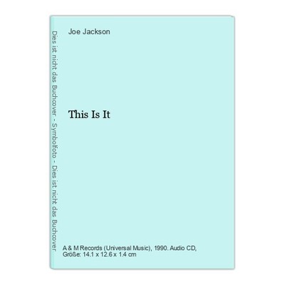 This Is It Jackson, Joe:
