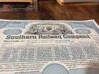 1962 SOUTHERN RAILROAD STOCK CERTIFICATE 50 SHARES "SOUTHERN SERVES THE SOUTH" — photo 4