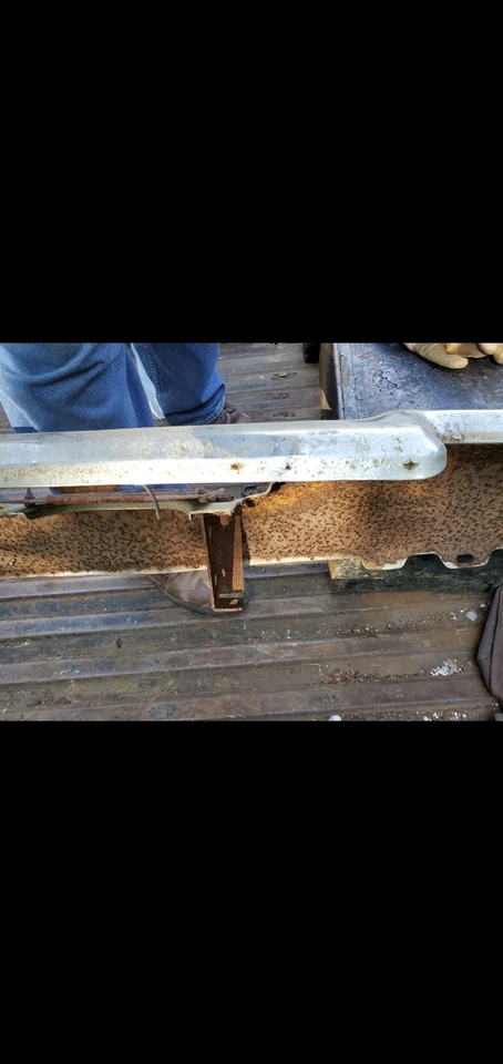 Parachoques trasero GTO 1969 con soportes Foto 3 de 4