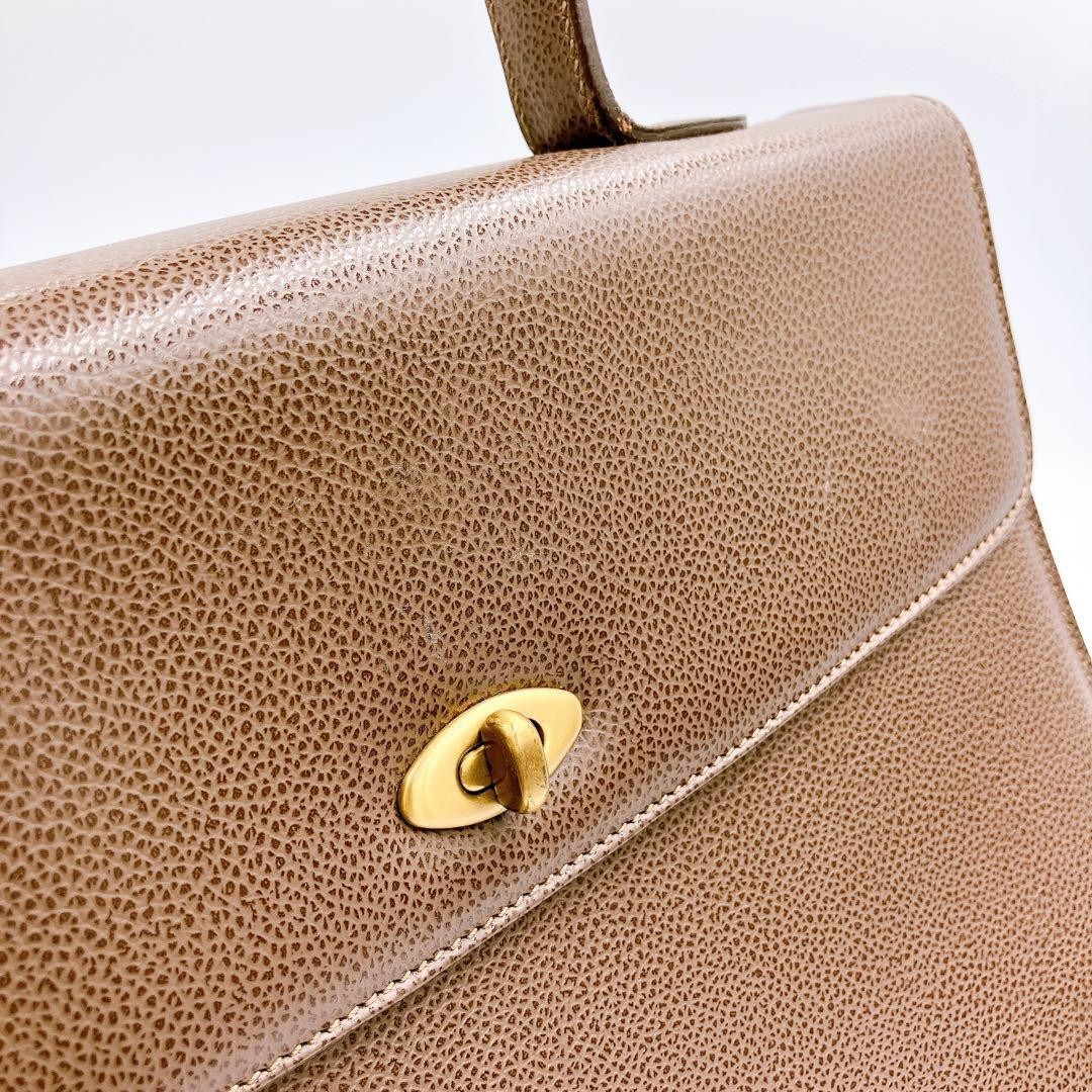 COACH Old 4414 Vintage Turn Lock Madison Brown Color Handbag