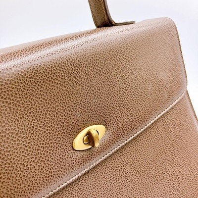 COACH Old 4414 Vintage Turn Lock Madison Brown Color Handbag