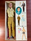 Vintage blonde early Ken 1960s Flocked Hair + pajama set