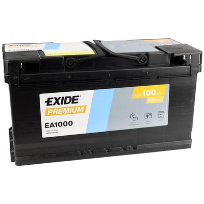 Starterbatterie Exide Autobatterie EA1000 900A Premium Carbon Boost 100Ah