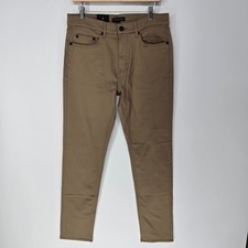 Banana Republic 5 Pocket Pant Mens 32x34 Tan Slim Straight Chino NEW