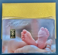 1 g Gold Fine Bar 999.9 Heimerle + Meule LBMA Sealed New For Baby