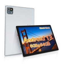 10.1" Android 13 Tablet 6GB RAM,64GB Quad Core 1280 800 HD IPS Touchscreen