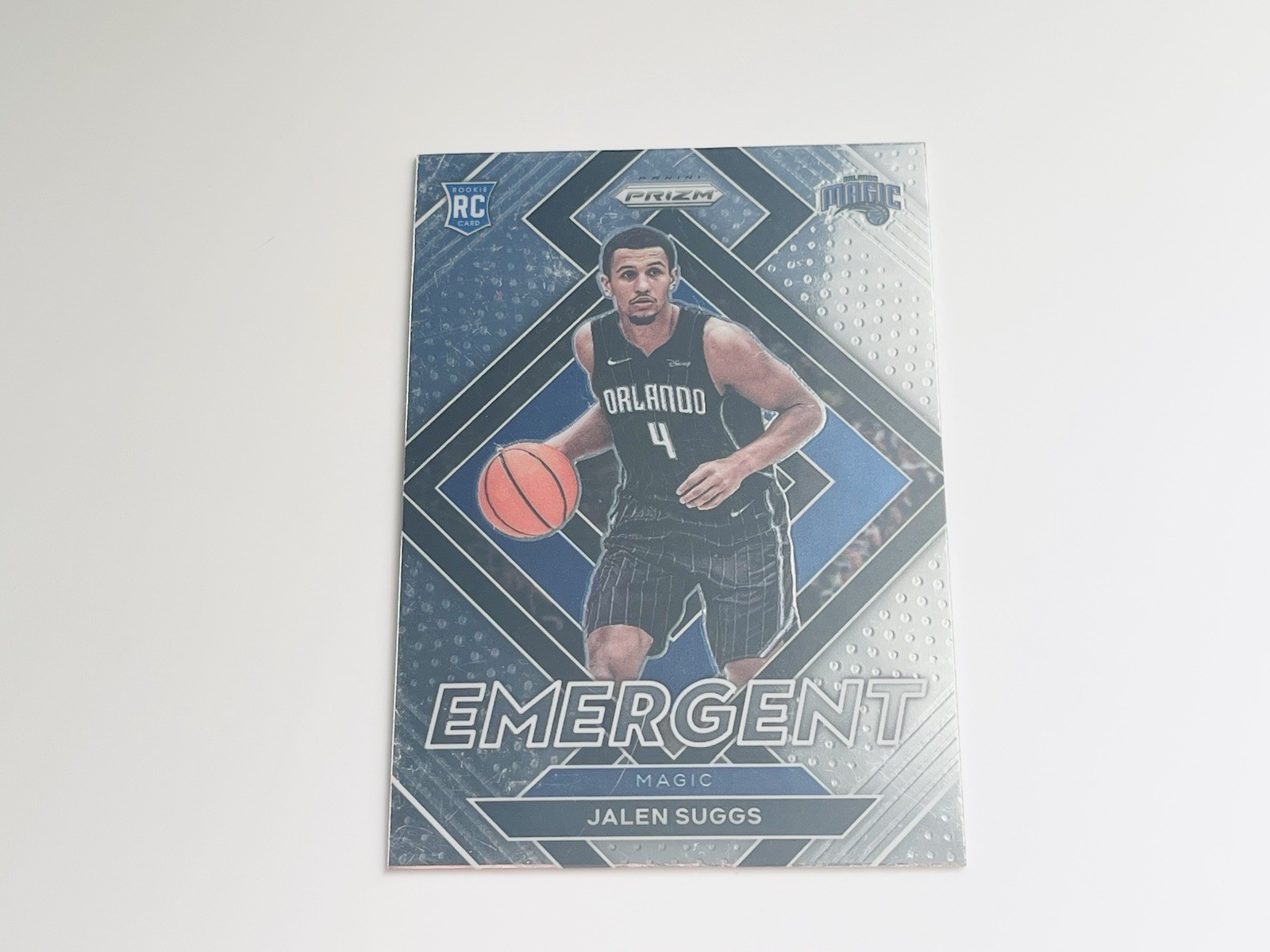 2021 JALEN SUGGS Prizm Emergent Silver Rookie Orlando Magic #12 RC