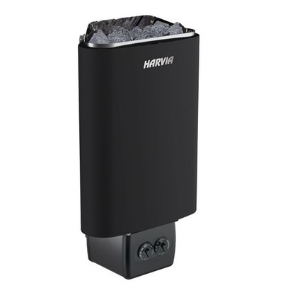 Harvia Delta D29 2,9 kW Black Saunaofen mit integrierter Steuerung Schwarz