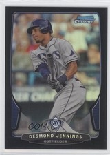 2013 Bowman Chrome Black Refractor 14/15 Desmond Jennings #111 2x8