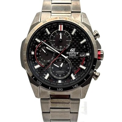 CASIO EDIFICE EQW-A2000DC-1AJF Solar Funk schwarzes Zifferblatt Stahl Uhr Her...
