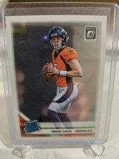 ? Drew Lock Rookie Card 2019 Optic Rated Rookie RC  Broncos                   . rookie card picture