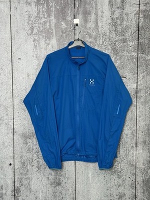 Haglöfs Shield Ulta Light Blue Men s Running Zip Jacket Size M