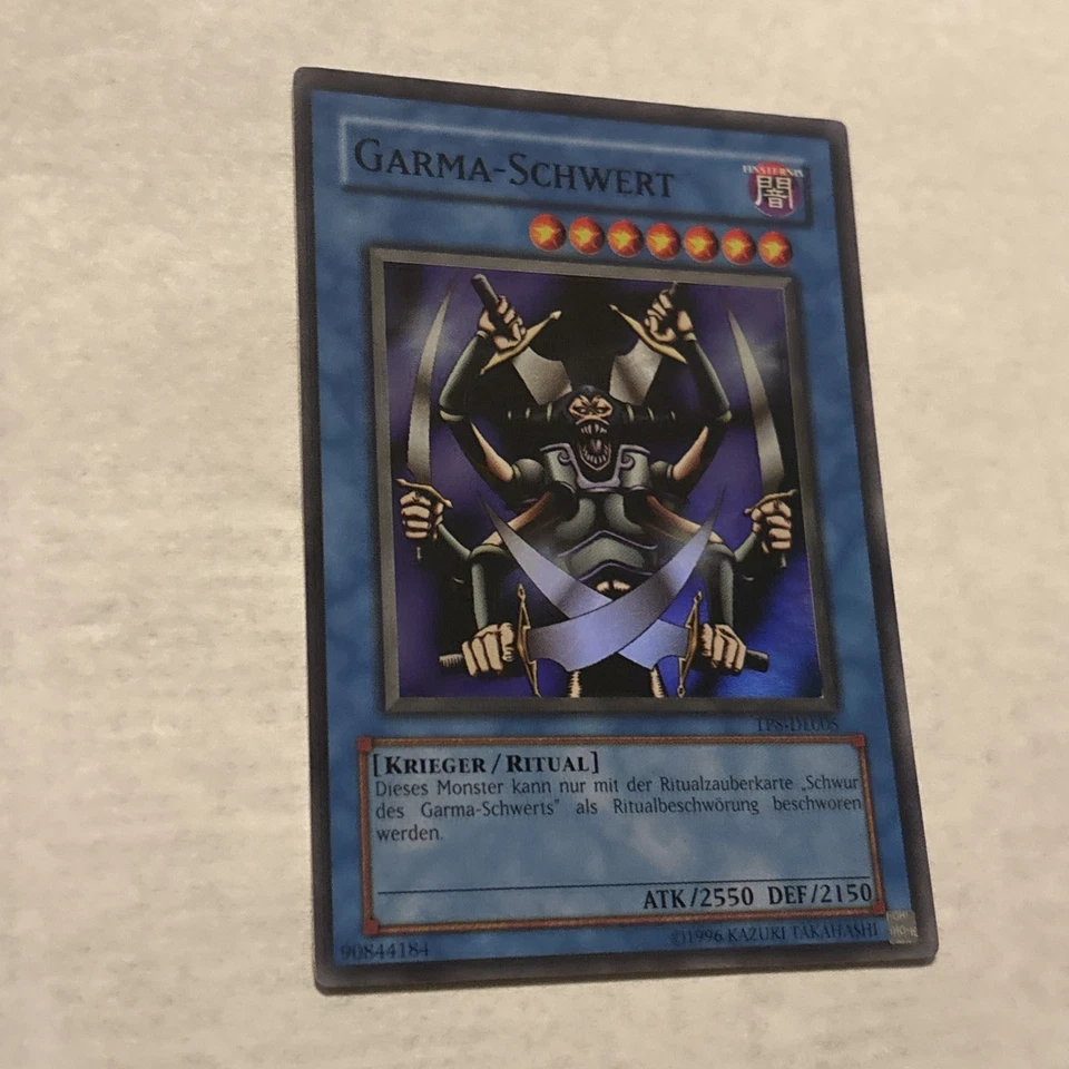 Yugioh - Garma Sword TP8-DE005 Super Rare - GERMAN DE005 Spada Garma - Image 3 of 4