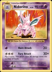 Nidorino 44/108 XY Evolutions Uncommon